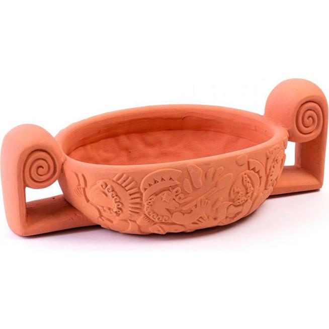 Photo of Magna Graecia Terracotta Decoration Bowl in the Middle