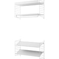 Thumbnail photo of String Wall Rack 50x30, White, 2-pack - Shelving - Nils Strinning - White - Metal