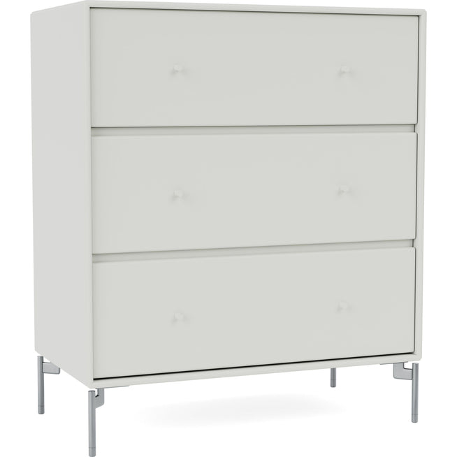 Photo of Carry Dresser - Nordic / Matt Chrome Legs - Dressers - Peter J. Lassen - Grey - Wood