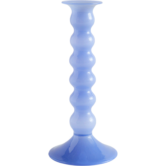 Photo of Wavy Candle Holder Large 21 Cm Jade Light Blue