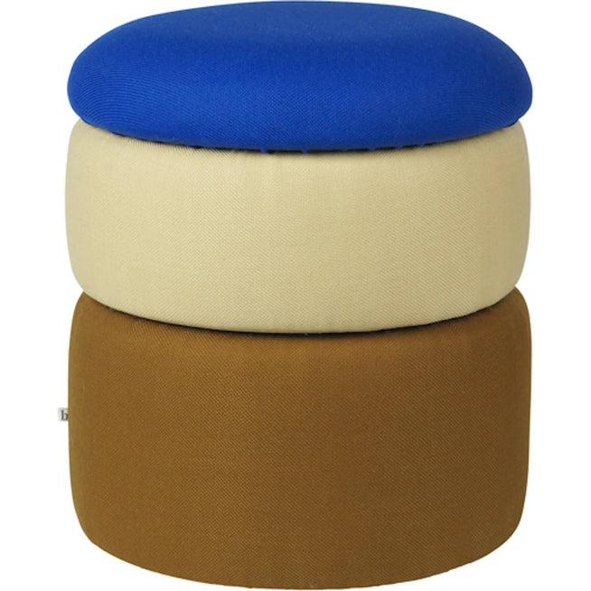 Photo of Pond Pouf Blue/sand/ochre