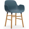Thumbnail photo of Form Armchair Blue, Oak Legs