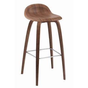 Photo of 3d Bar Stool Wood Base 75 cm
