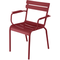 Thumbnail photo of Luxembourg Armchair Chili 43 - Matstolar Utomhus - Frédéric Sofia - Röd - Metal