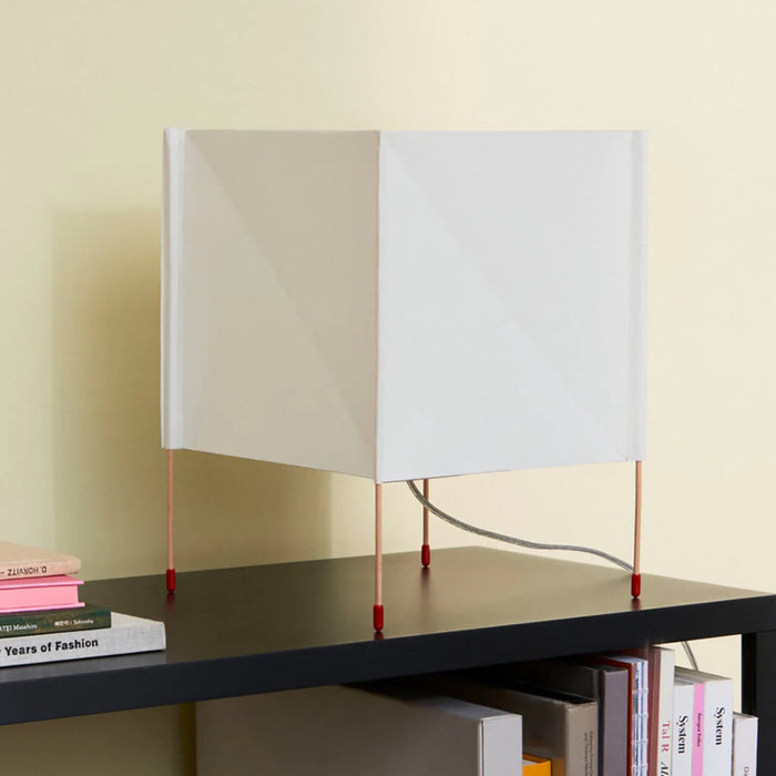 Photo of Paper Cube Table Lamp White