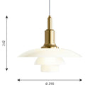Thumbnail photo of Ph 3/2 Hanging Lamp