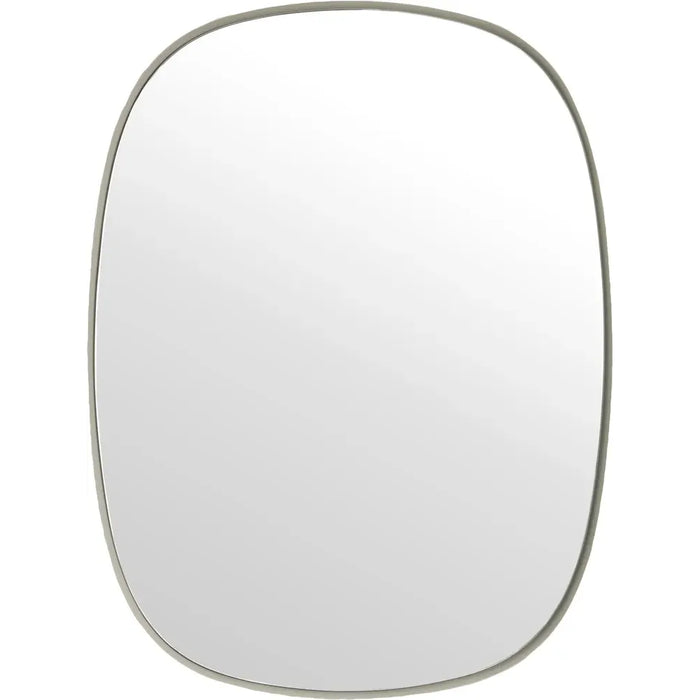 Framed Mirror Small, Grey/clear Glass - Half Body Mirrors - Anderssen & Voll - Grey