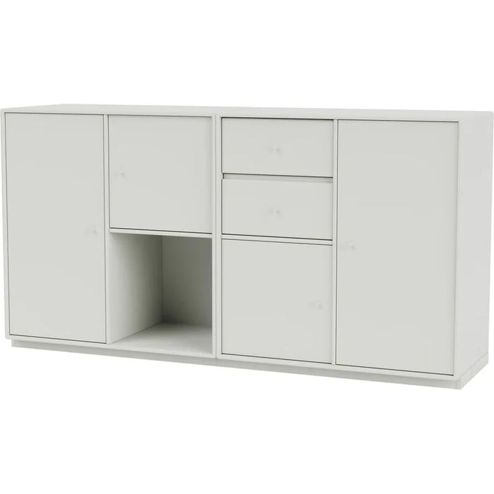 Photo of Couple Sideboard - Plinth H3 Cm - Nordic - Grey - Mdf