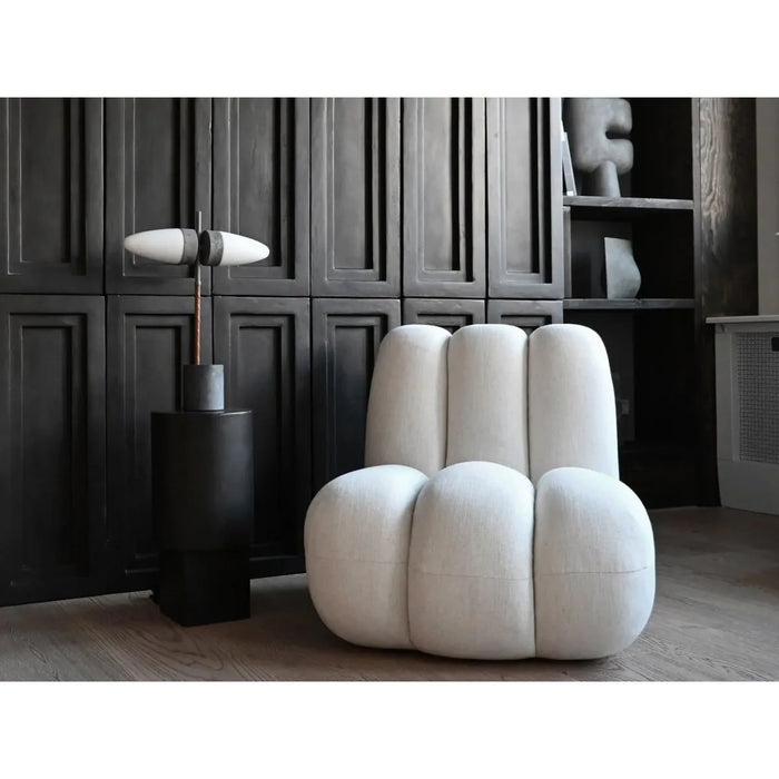 Photo of Toe Lounge Chair Bouclé Off-white