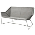 Thumbnail photo of Breeze 2-seater Lounge Sofa Cushion - Outdoor Cushions - Light Grey - Cane-line Natté - W: 118 x D: 46 x H: 2 cm
