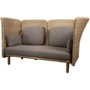 Photo of Arch 2-pers. Sofa - with high armrest/backrest