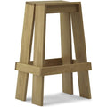 Let Barstool 75 cm Oak - Bar stools & bar stools - Aspect Office - Wood - Wood