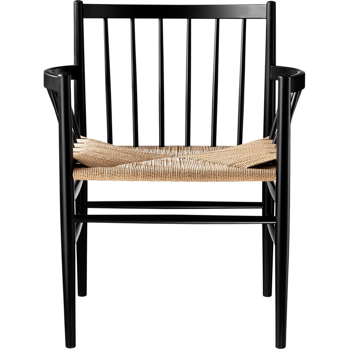 Photo of J81 Chair With Arms Nature-beech Black Painted