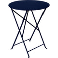 Bistro Table Ø 60 cm, Deep Blue - Small Table & Side Table Outdoor - Blue - Metal