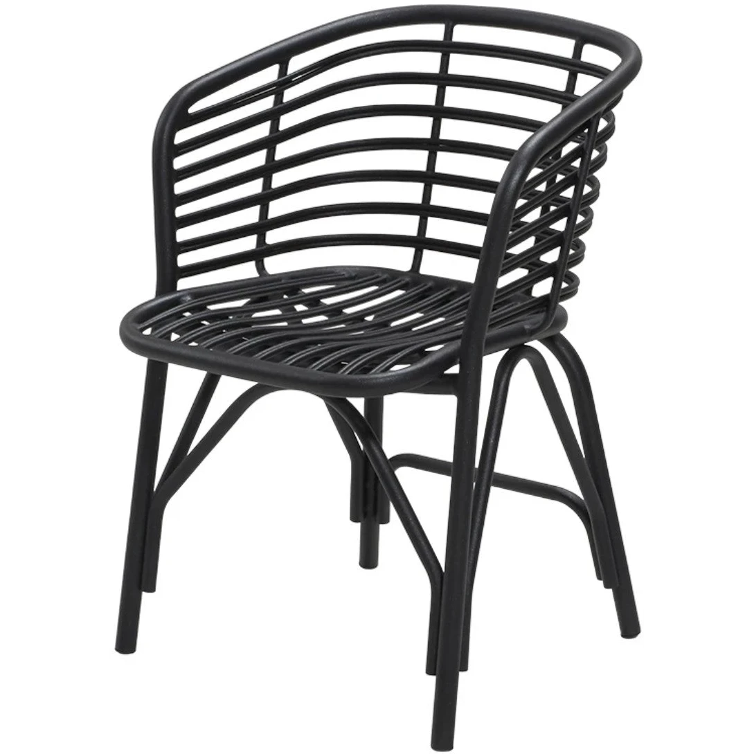 Blend Chair - Outdoor - Lava Grey, without cushion(s)