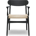 Thumbnail photo of Carl Hansen - Ch26, Black lacquered oak, natural braided paper string - Dining chairs - Hans J. Wegner - Black - Wood