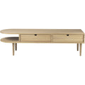 Thumbnail photo of F24 Radius Bench Oak Nature Lacquered