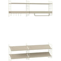 Thumbnail photo of String Wall Rack 50x30, Beige, 2-pack - Shelving - Nils Strinning - Beige - Metal