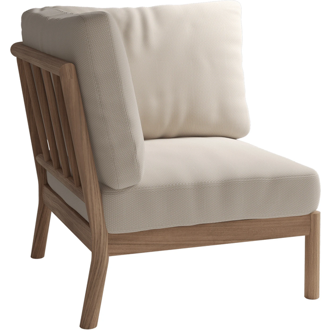 Photo of Tradition Corner Module, Light Sand, Teak Fsc 100% - Utomhussoffor - Povl B. Eskildsen