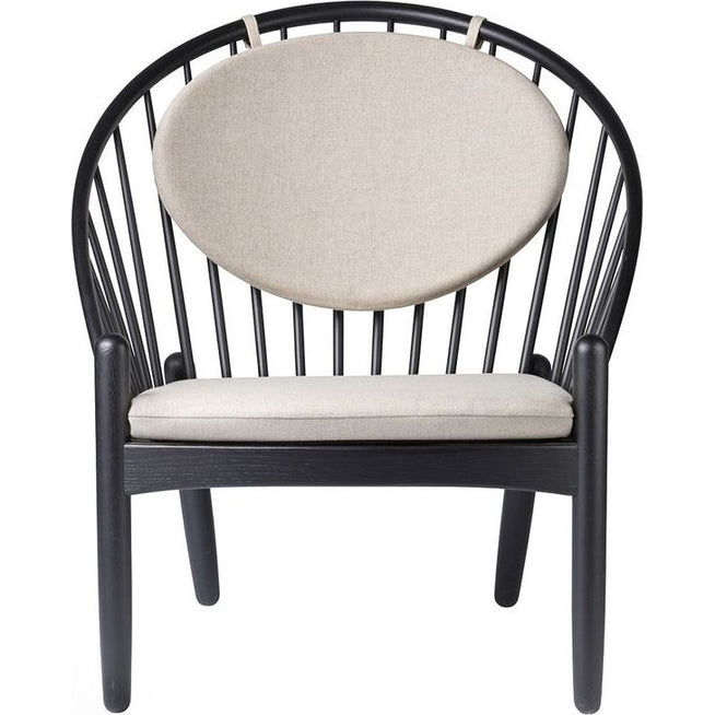 Photo of Poul M. Volther Armchair - J166 Jørna - Black/beige