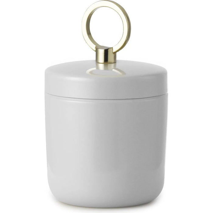 Photo of Ring Box - Jar - Small - Light Grey - H: 9.5 x Ø: 6 cm