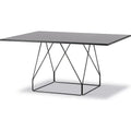Thumbnail photo of Jg Table 6569 - Dining Table - Black Linoleum W/black Oak / Black Powder Coated Steel - W140 X D140 X H72 Cm