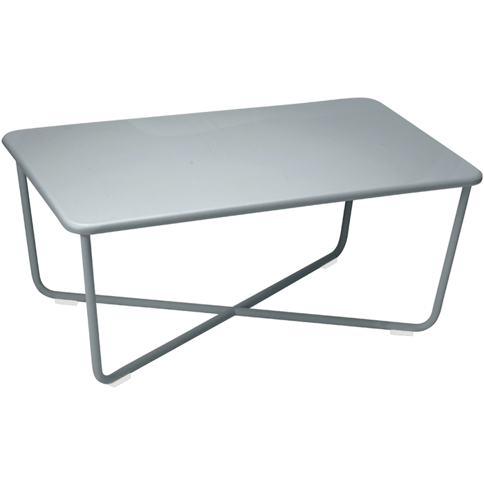 Croisette Low Table 97 X 57 Cm, Storm Grey - Småbord & Sidobord Utomhus - Pascal Mourgue - Grå - Metall