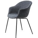 Bat Dining Chair, Fully Upholstered, Conic Base