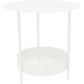 Salsa Pedestal Table - Cotton White - Småbord & Sidobord Utomhus - Goula / Figuera - Vit - Metall