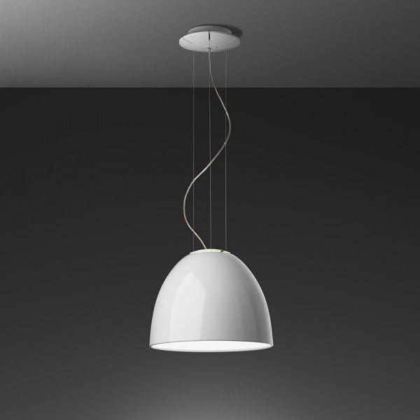 Photo of Nur Mini Gloss Led Pendellampa Blank Vit - Pendellampor - Ernesto Gismondi - Vit