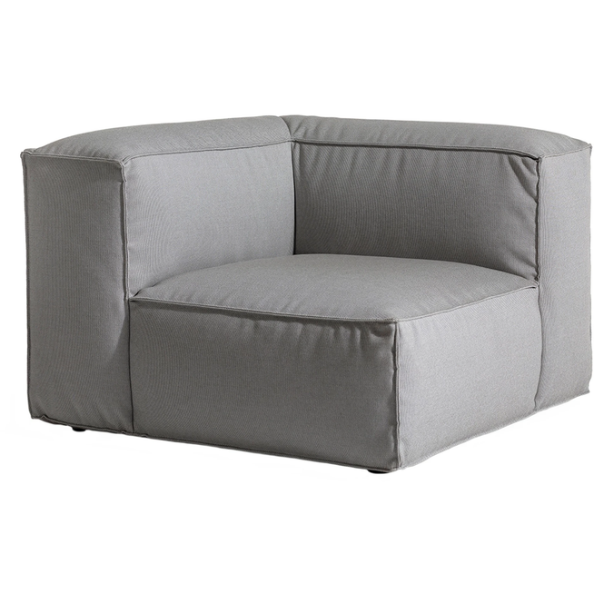 Photo of Asker Sofa Corner Section, Beige Taupe Sunbrella Sling - Utomhussoffor - Martin Dos Santos