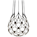 Thumbnail photo of Mesh D86 Ø55 cm - Chandeliers - Black