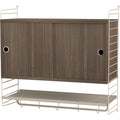 Thumbnail photo of String Wall Rack 75x30, Beige, 2-pack - Shelving - Nils Strinning - Beige - Metal