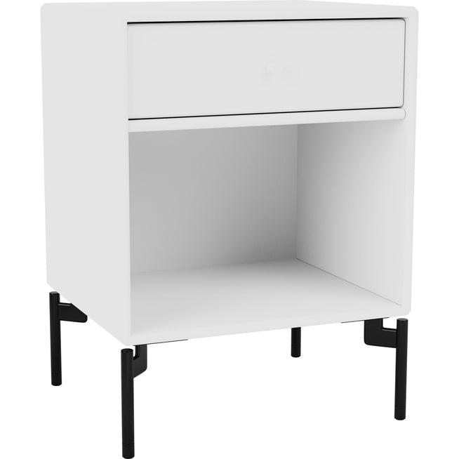 Photo of Dream Nightstand - New White / Black Legs - Bedside Table - Peter J. Lassen - White - Mdf