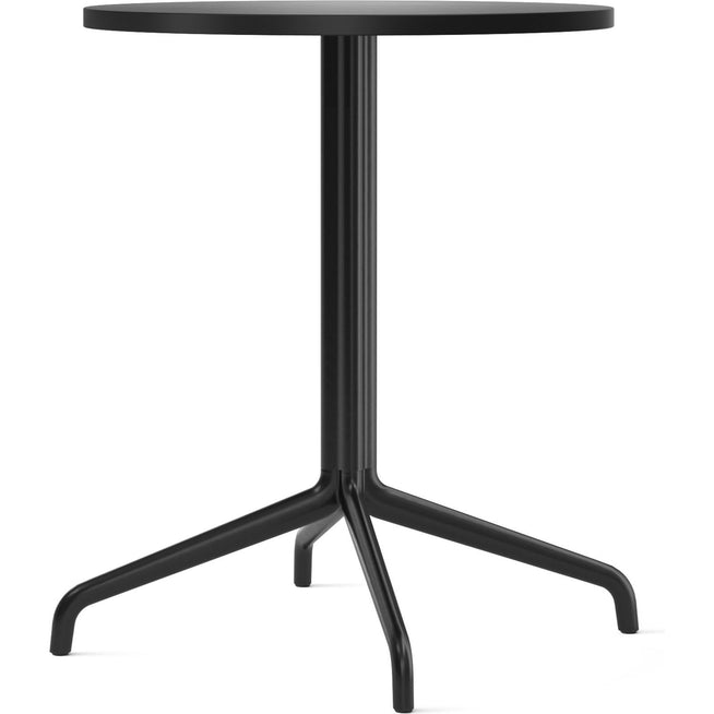 Photo of Harbour Column Dining Table 4-star - Black/Charcoal - Ø60 Cm - Mdf/Metal/Synthetic