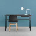 Thumbnail photo of Journal Desk Black Laminate, Black Steel Legs And Drawer