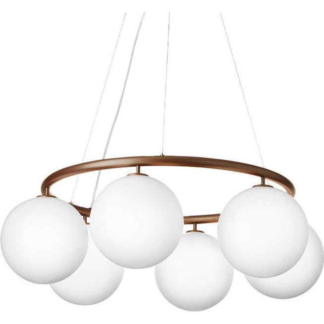 Photo of Miira 6 Circular Chandelier Dark