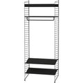 Thumbnail photo of String Floor Headboard 200, Black, 2-pack - Shelving - Nils Strinning - Black - Metal
