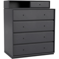 Thumbnail photo of Keep Chest Of Drawers, Plinth H3 Cm - Anthracite - Byråer - Peter J. Lassen - Svart - Trä