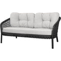 Thumbnail photo of Ocean Large 2-pers. Sofa - Havesofa - Frame: Cane-line Soft Rope, Dark Grey / Cushion: