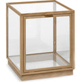 Thumbnail photo of Miru Glass Montre - Kasser - Natural Oak - W: 40 X H: 42 X D: 40 Cm