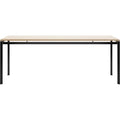 Pk52 Professor Table from Carl Hansen & Søn (black (powder coated), Oak, White oiled)