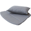 Thumbnail photo of Breeze Lounge Chair Cushion - Outdoor Cushions - Grey - Cane-line Natté - W: 63 x D: 50 x H: 2 cm