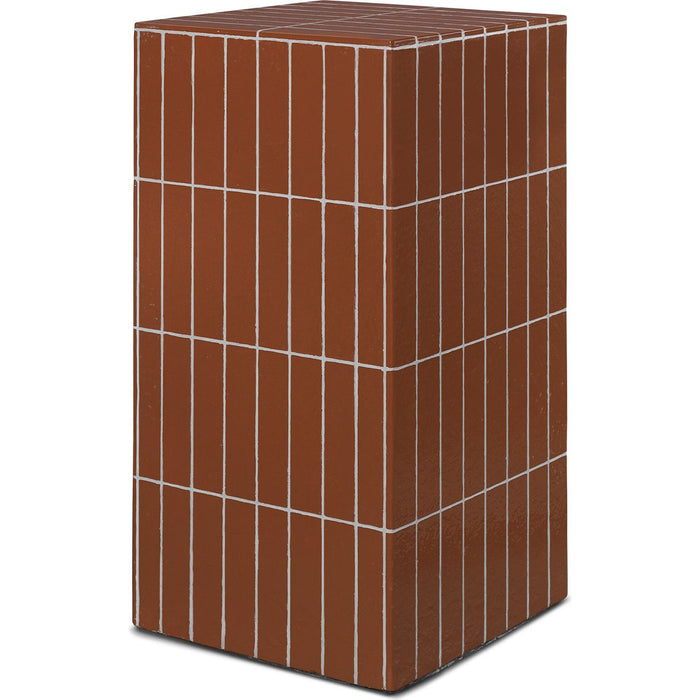 Photo of Pillar Pedestal - Sidebord - Pillar Pedestal - Brown - W32 X D32 X H64 Cm
