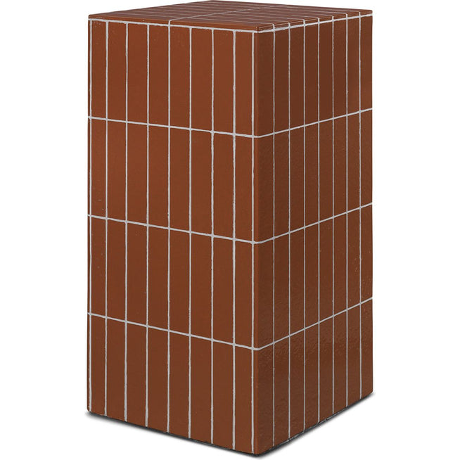 Photo of Pillar Pedestal - Sidebord - Pillar Pedestal - Brown - W32 X D32 X H64 Cm