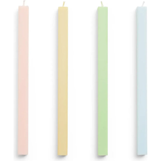 Photo of Square Candle 4 pcs., pastel from Hay