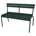 Thumbnail photo of Luxembourg Bench With Backrest Cedar Green 02 - Garden Benches - Frédéric Sofia - Green - Metal