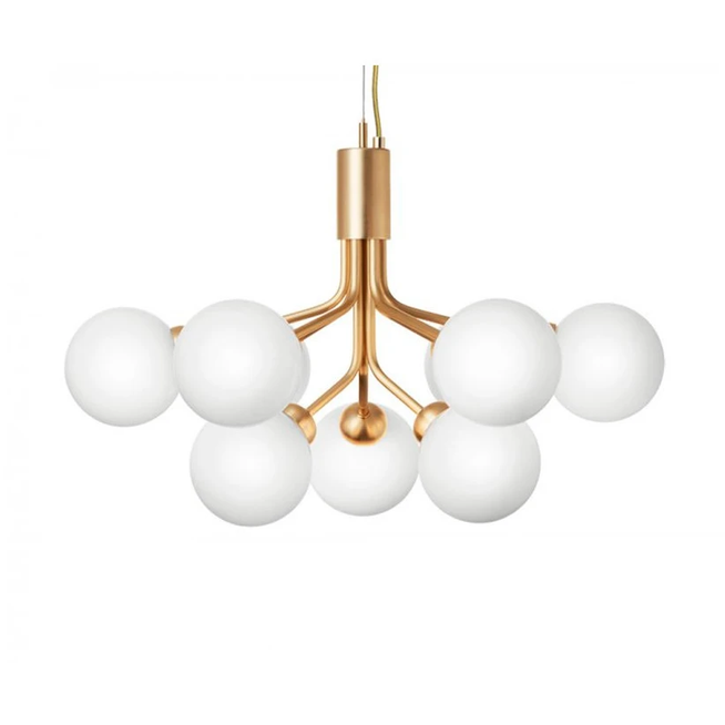 Photo of Apiales 9 Chandelier Brushed