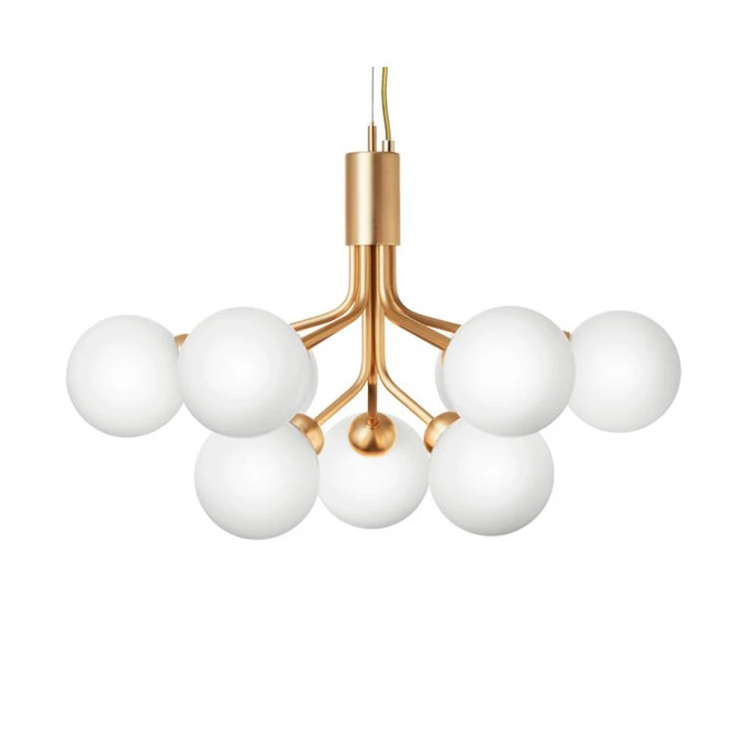 Apiales 9 Chandelier Brushed