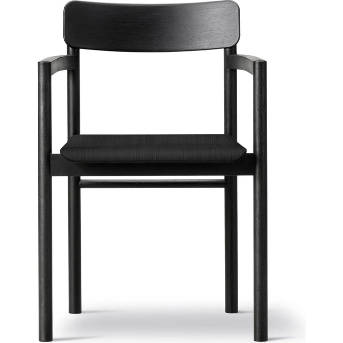 Photo of Post 3445 Armchair Oak Black Lacquer